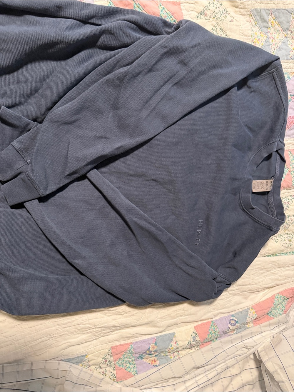 Hurley Slate Blue Crewneck Sweatshirt
